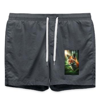 Fox - Swim Trunks - anthracite - Front - AI Model Male 185 light (185cm)