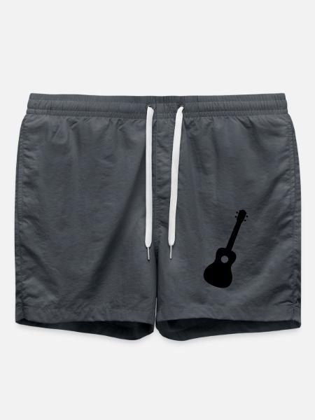 Ukulele Guitar-like Gift - Swim Trunks - anthracite