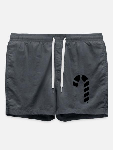Christmas Polkagris - Swim Trunks - anthracite