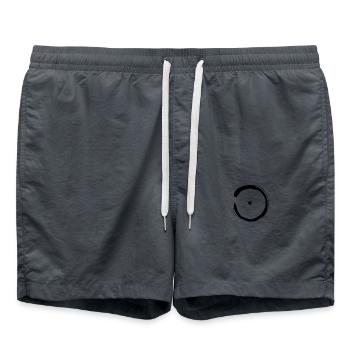 Sun Astrology Symbol - Swim Trunks - anthracite - Front - AI Model Male 185 light (185cm)