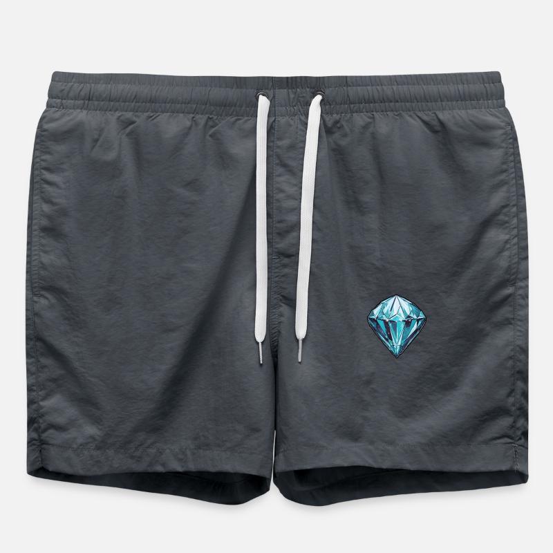 Diamond Crystal - Swim Trunks - anthracite
