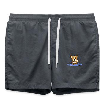 Joueur de hockey sur chien - Short de bain - charbon - Devant - AI Model Male 185 light (185cm)