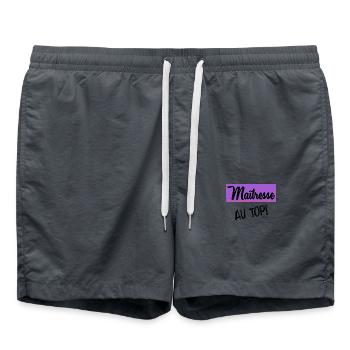 GELIEBTE. VIELEN DANK - Badeshorts - Anthrazit - Vorne - AI Model Male 185 light (185cm)