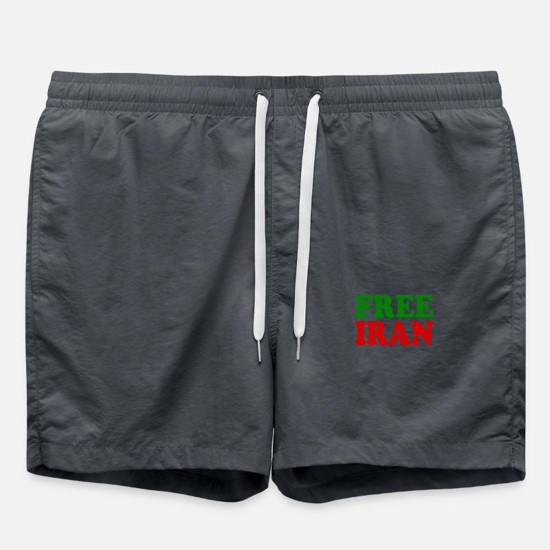 Free iran - Swim Trunks - anthracite