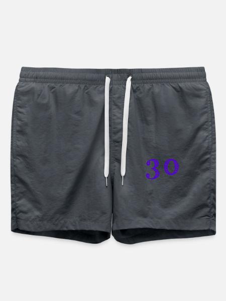 30 ANS. 30e ANNIVERSAIRE. ANNIVERSAIRE 30 ANS. 30 - Short de bain - charbon