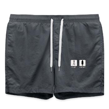Ma femme votre femme - Short de bain - charbon - Devant - AI Model Male 185 light (185cm)