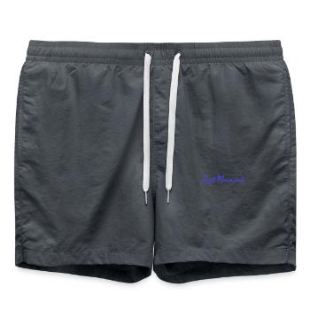 ICH HABE GERADE GEHEIRATET. Junggesellinnenabschied. HEILIGER VALENTINSTAG. PAAR. LIEBE - Badeshorts - Anthrazit - Vorne - AI Model Male 185 light (185cm)