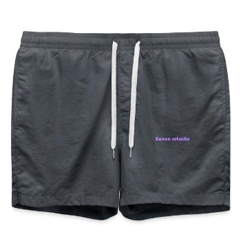 RETRAITE. RETRAITE. RETRAITEE. RETRAITE - Short de bain - charbon - Devant - AI Model Male 185 light (185cm)