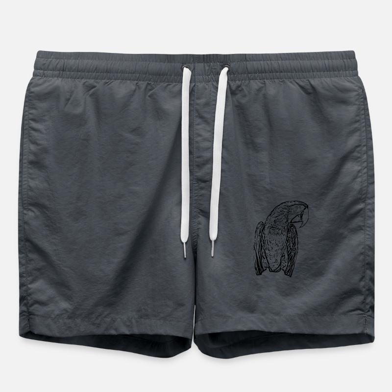Perroquets - Short de bain - charbon
