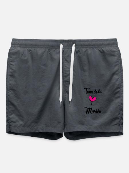 MARIEE. FUTURE MARIEE. EVJF. TEAM. TEAM MARIEE - Short de bain - charbon