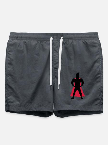 Superhero - Swim Trunks - anthracite