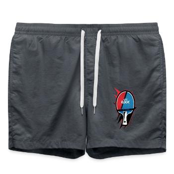 Table tennis rackets for athletes - Lets Rock - Swim Trunks - anthracite - Front - AI Model Male 185 light (185cm)