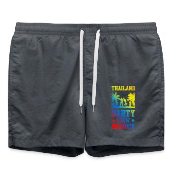 Thailand Party Crew - Swim Trunks - anthracite - Front - AI Model Male 185 light (185cm)