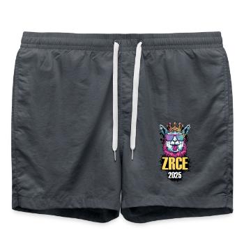 Zrce 2025 Alpaca Party Holiday - Swim Trunks - anthracite - Front - AI Model Male 185 light (185cm)