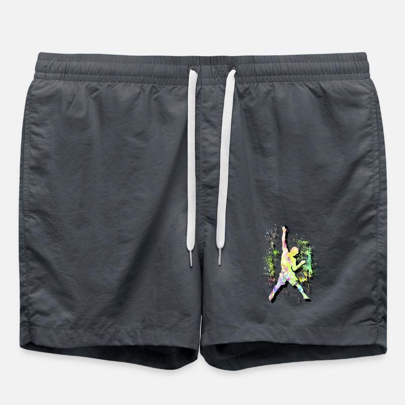 Escalade - Bloc - Grimpeurs - Escalade libre - Short de bain - charbon