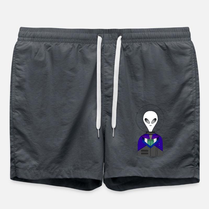Galactic Explorer Alien - Swim Trunks - anthracite