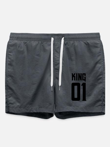 king 01 - Badeshorts - Anthrazit