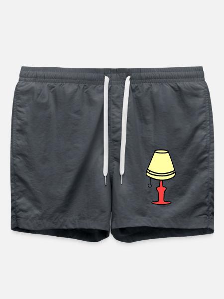 Eine Lampe aus den 70 Jahren - Badeshorts - Anthrazit