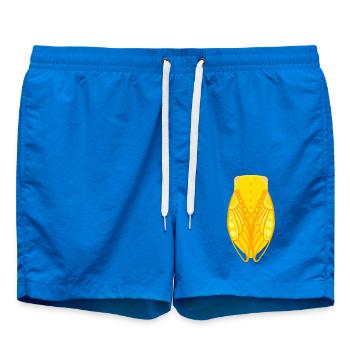 Cigale jaune - Short de bain - cobalt blue - Devant