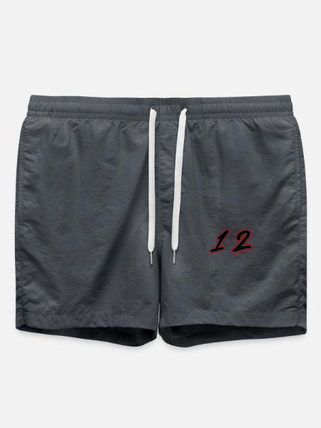 12 Number - Swim Trunks - anthracite