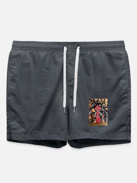Mushroom Lady - Badeshorts - Anthrazit