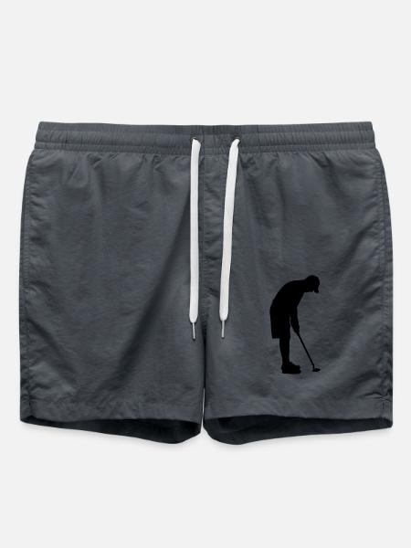 Golf - Badeshorts - Anthrazit
