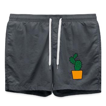 Cactus - Swim Trunks - anthracite - Front - AI Model Male 185 light (185cm)