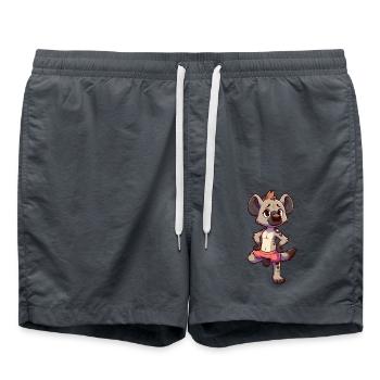 Hyena Gymnastics Yoga Fitness - Swim Trunks - anthracite - Front - AI Model Male 185 light (185cm)