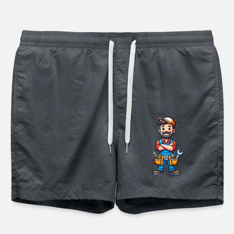 Craftsman - Swim Trunks - anthracite