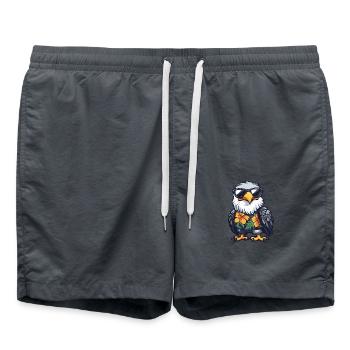 Eagle Comic Vacances - Short de bain - charbon - Devant - AI Model Male 185 light (185cm)