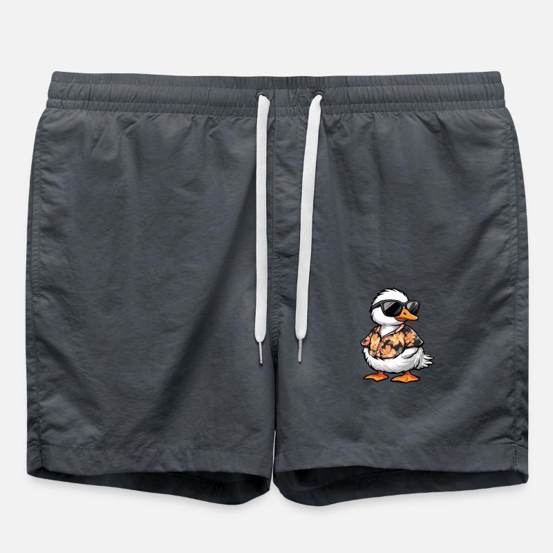 Goose Comic Holiday - Swim Trunks - anthracite