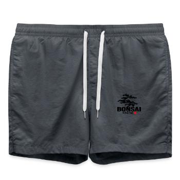 Bonsai Show Shohin Bonsai Club Bonsai Mame - Swim Trunks - anthracite - Front - AI Model Male 185 light (185cm)