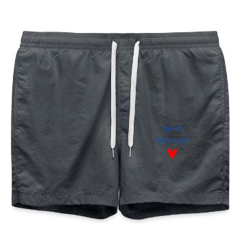 MAÎTRESSE. MERCI. MERCI MAÎTRESSE - Short de bain - charbon - Devant - AI Model Male 185 light (185cm)