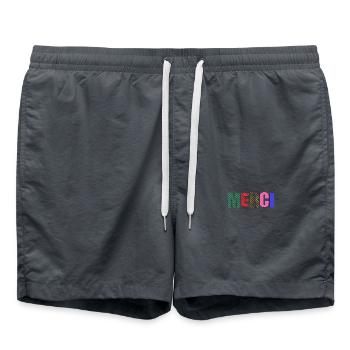 Thank you - Swim Trunks - anthracite - Front - AI Model Male 185 light (185cm)
