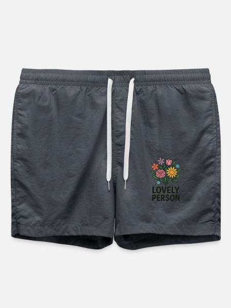 LOVLY PERSON - Swim Trunks - anthracite