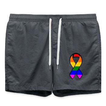 Lgbt - Swim Trunks - anthracite - Front - AI Model Male 185 light (185cm)