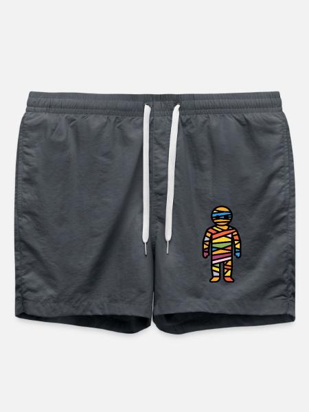 Mummy Halloween Funny Funny - Swim Trunks - anthracite