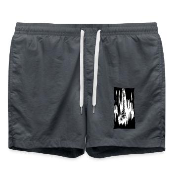 Webbing - Swim Trunks - anthracite - Front - AI Model Male 185 light (185cm)