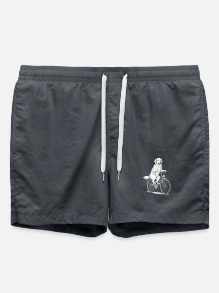 Chien Tailwind Rider à vélo - Short de bain - charbon
