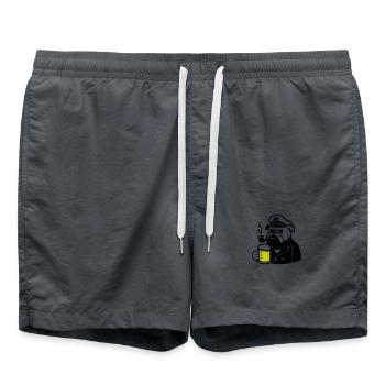 Kapitän Bier Hund - Badeshorts - Anthrazit - Vorne - AI Model Male 185 light (185cm)