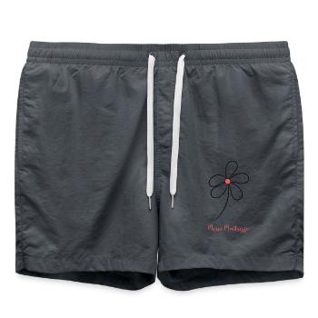 MERCI. MERCI MAÎTRESSE. CADEAU MAÎTRESSE. VACANCES - Short de bain - charbon - Devant - AI Model Male 185 light (185cm)