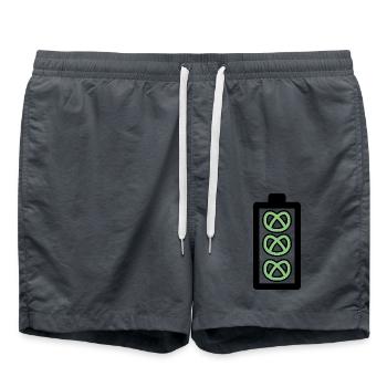 Pretzel Energy - Swim Trunks - anthracite - Front - AI Model Male 185 light (185cm)
