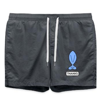 Thanks - Badeshorts - Anthrazit - Vorne - AI Model Male 185 light (185cm)