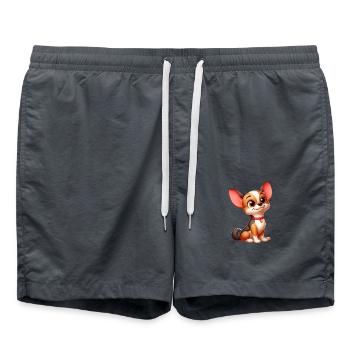 Chihuahua - Badeshorts - Anthrazit - Vorne - AI Model Male 185 light (185cm)