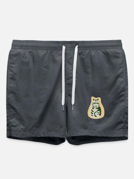 animals_cat - Badeshorts - Anthrazit