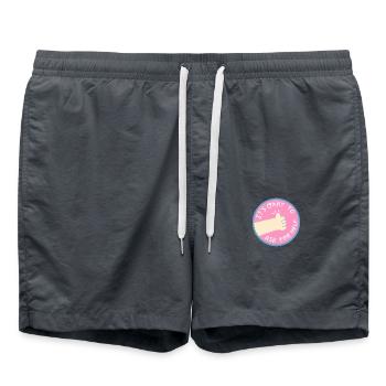 L’aide est ok - Short de bain - charbon - Devant - AI Model Male 185 light (185cm)