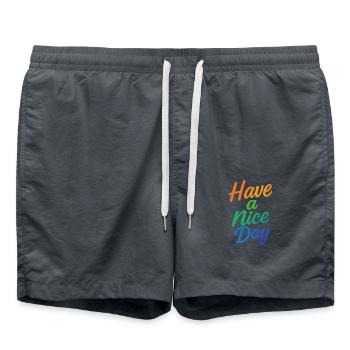 Bonne journée - Short de bain - charbon - Devant - AI Model Male 185 light (185cm)