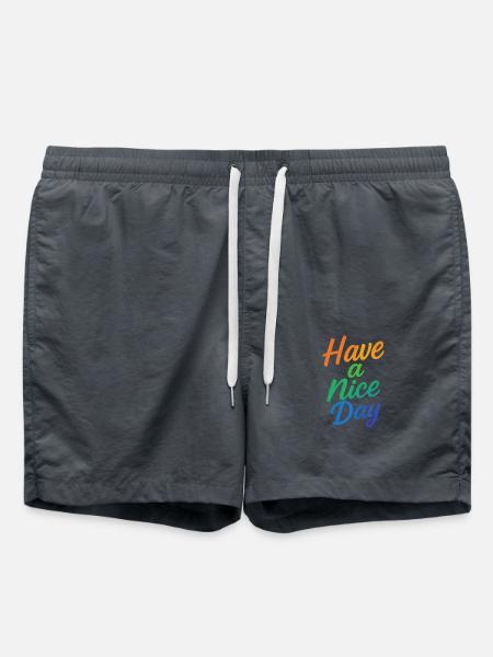 Have a nice Day - Swim Trunks - anthracite
