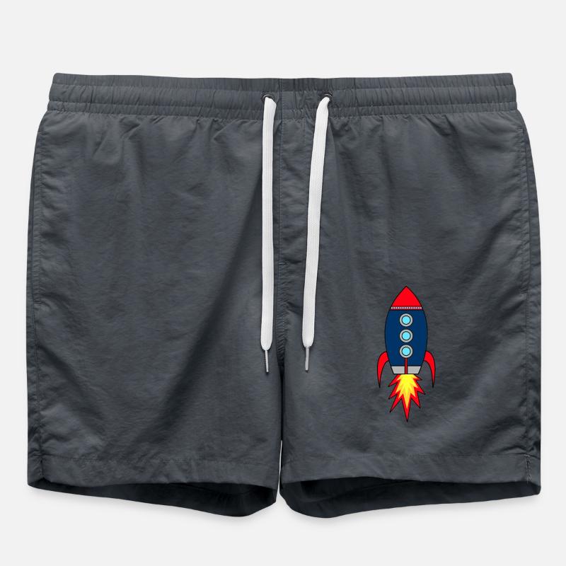 Rocketman * rocket launch - Swim Trunks - anthracite