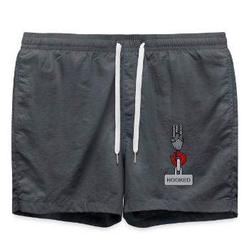 1267 crochet crocheté 1 - Short de bain - charbon - Devant - AI Model Male 185 light (185cm)